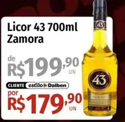 Supermercado Dalben Licor 43 700ml Zamora oferta