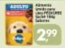 Supermercados Nori Alimento úmido para cães PEDIGREE sachê 100g Sabores oferta