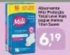 Supermercados Nori Absorvente Mili Proteção Total Leve Mais oferta