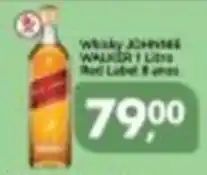 Supermercados Nori Whisky Johnnie Walker 1 litro red label 8 anos oferta