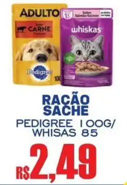 Supermercado Vitorino Ração sache oferta