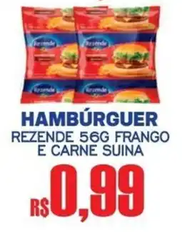 Supermercado Vitorino hambúrguer rezende oferta