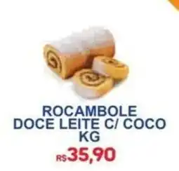 Supermercado Vitorino rocambole doce leite c/ coco oferta