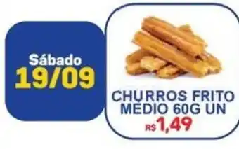 Supermercado Vitorino churros frito medio oferta