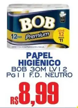 Supermercado Vitorino papel higiênico bob 30m lv12 oferta
