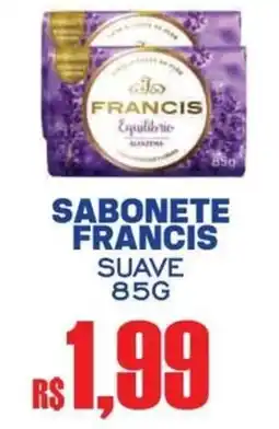 Supermercado Vitorino Sabonete francis suave oferta