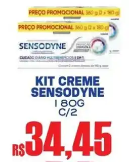 Supermercado Vitorino kit creme sensodyne oferta