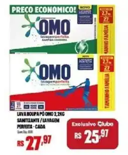 Bistek Supermercados Lava roupa pó omo 2,2kg oferta