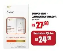 Bistek Supermercados Shampoo + condicionador dove oferta
