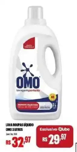 Bistek Supermercados lava roupas liquido omo 3 litros oferta