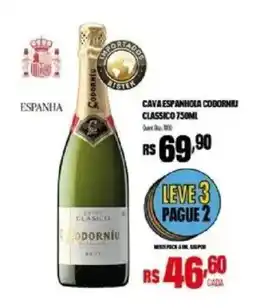 Bistek Supermercados Cava espanhola codorniu classico oferta
