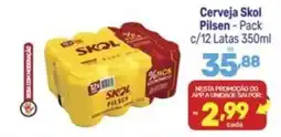 Supermercados Jau Serve Cerveja Skol Pilsen Pack oferta