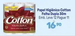 Supermercados Jau Serve Papel Higiênico Cotton Folha Dupla oferta