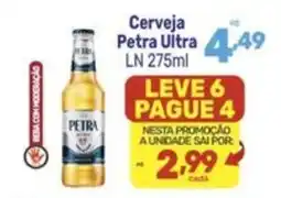 Supermercados Jau Serve Cerveja Petra Ultra LN oferta
