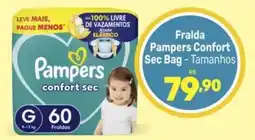 Supermercados Jau Serve Fralda Pampers Confort Sec Bag oferta