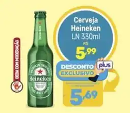 Supermercados Jau Serve Cerveja Heineken LN oferta