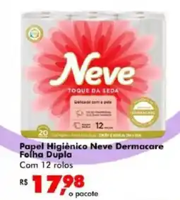 Big Box Papel Higiênico Neve Dermacare Folha Dupla oferta