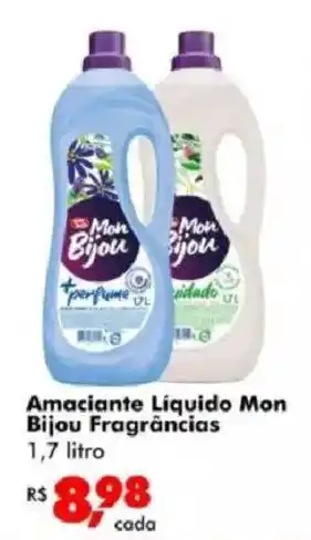 Amaciante Líquido Mon Bijou Fragrâncias