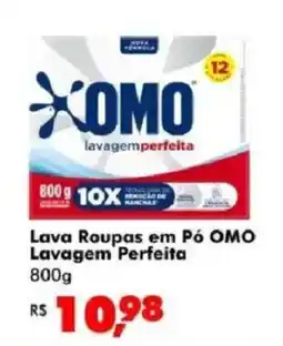 Big Box Lava Roupas em Pó OMO Lavagem Perfeita oferta