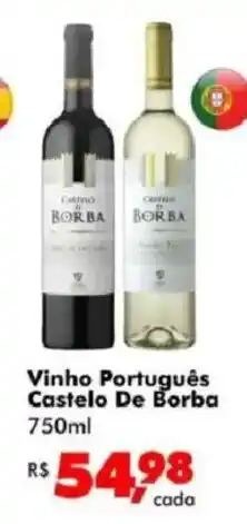 Big Box Vinho Português Castelo De Borba oferta