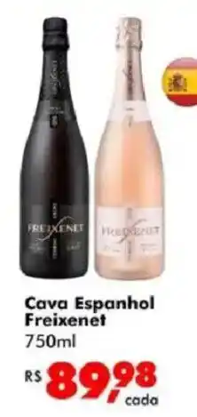 Big Box Cava Espanhol Freixenet oferta