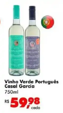 Big Box Vinho Verde Português Casal Garcia oferta