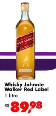 Big Box Whisky Johnnie Walker Red Label oferta