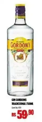 Bistek Supermercados gin gordons tradicional oferta