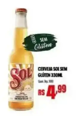 Bistek Supermercados Cerveja sol sem glúten oferta