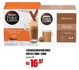 Bistek Supermercados Cápsulas nescafé dolce gusto c/10un - cada oferta