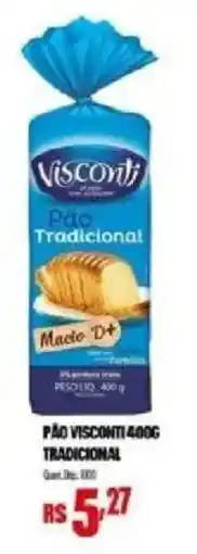 Bistek Supermercados Pão visconti tradicional oferta
