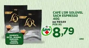 Café l'or solúvel sach espresso