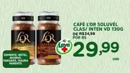 Araújo Supermercados Café l'or soluvél oferta