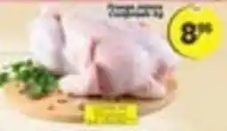 Amarelinha supermercados Frango inteiro oferta