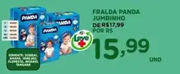 Araújo Supermercados Fralda panda jumbinho oferta