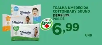 Toalha umedecida cottonbaby 50und