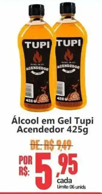 álcool em gel tupi acendedor