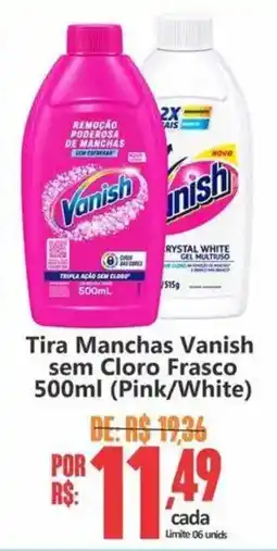 Big Supermercados Tira Manchas Vanish sem Cloro Frasco oferta
