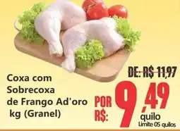 Big Supermercados Coxa com sobrecoxa de frango ad'oro oferta