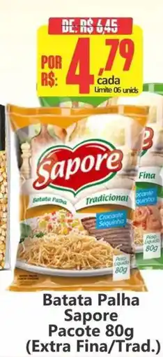 Big Supermercados Batata Palha Sapore oferta