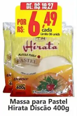 Big Supermercados Massa para Pastel Hirata Discão oferta