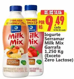 Big Supermercados Iogurte serramar milk mix garrafa oferta