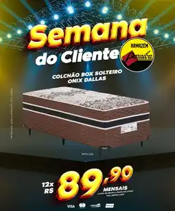 Armazém Paraíba Colchão box solteiro onix dallas oferta