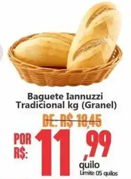 Big Supermercados Baguete Iannuzzi Tradicional kg (Granel) oferta