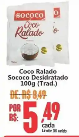 Big Supermercados Coco ralado sococo desidratado oferta