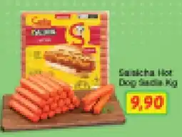 Chama Supermercados Cachicha Hot Dog Salsicha Kg oferta