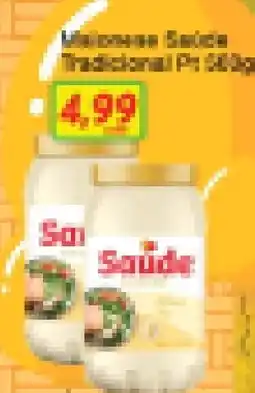 Chama Supermercados Maionese Saude Tradicional oferta
