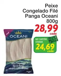 Chama Supermercados Peixe Congelado Filé Panga Oceani oferta