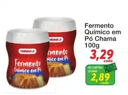 Chama Supermercados Fermento Químico em Po chama oferta