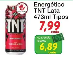 Chama Supermercados Energético tnt lata oferta